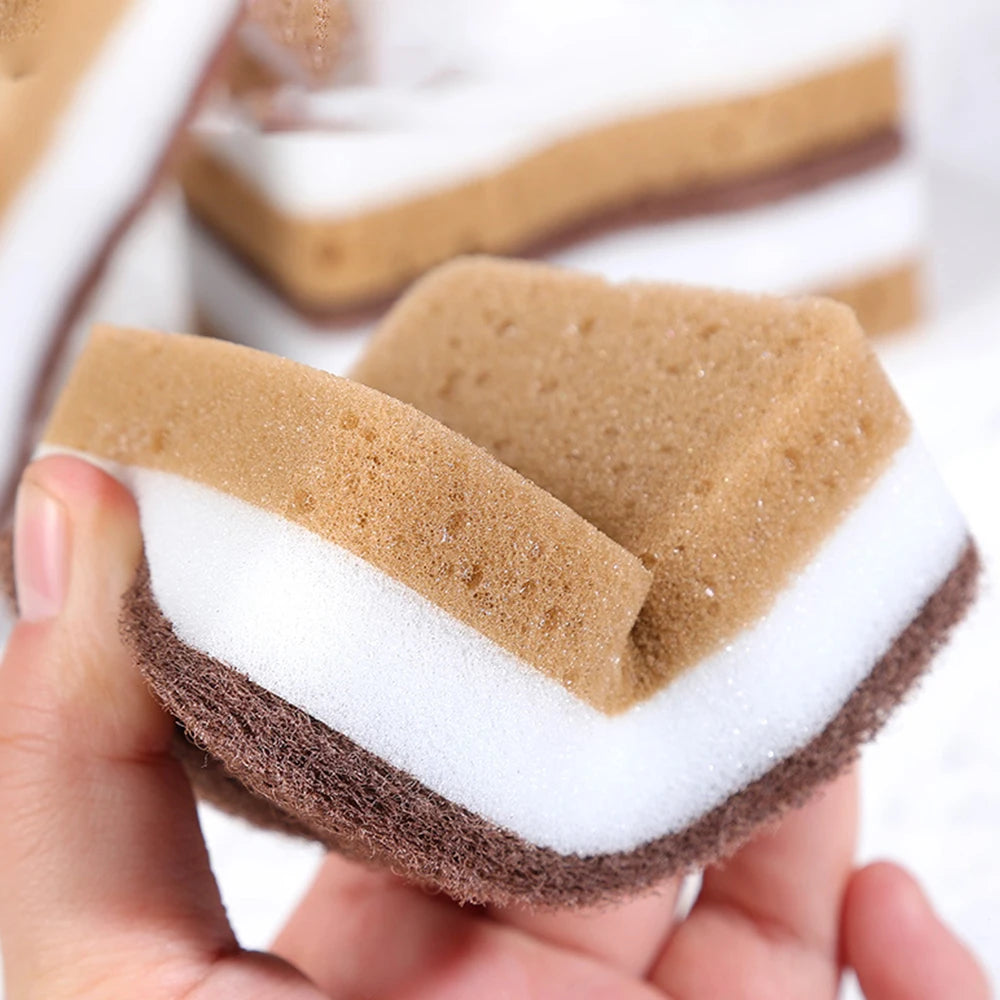 5/10/20 Pack High-Density Cleaning Sponges – Sand Seaweed Sponge for Kitchen & Bathroom