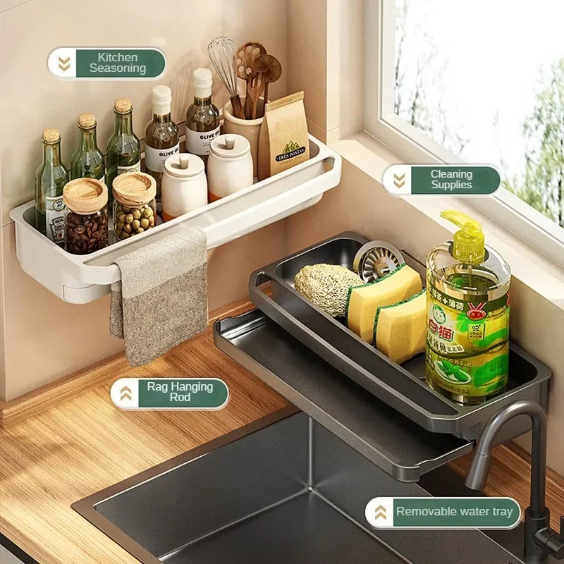 Kitchen Sink Organizer Rack
