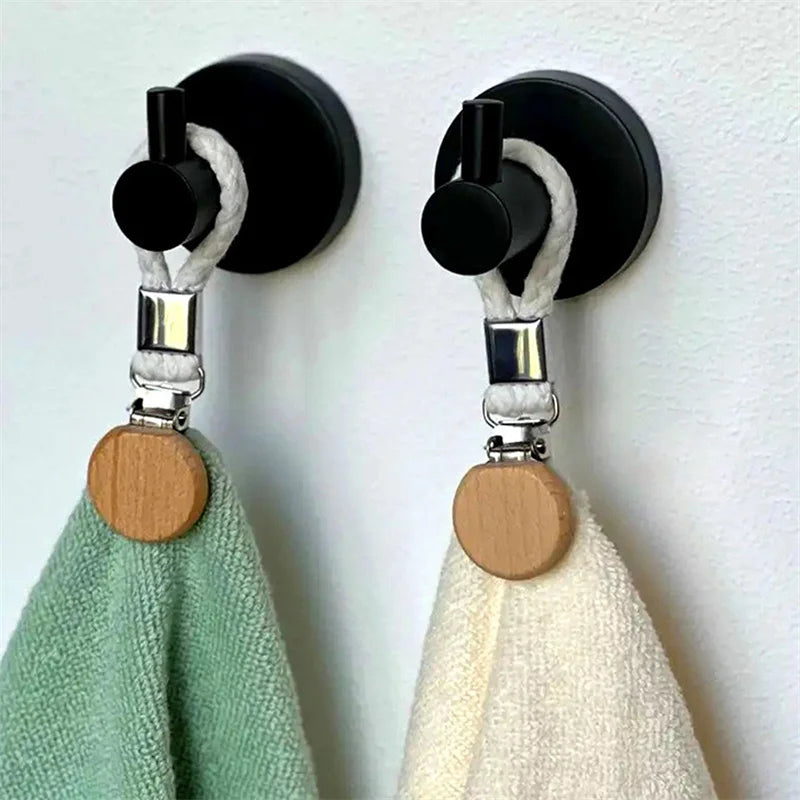 Towel Clips & Hooks – Multifunctional Hangers for Kitchen & Bathroom