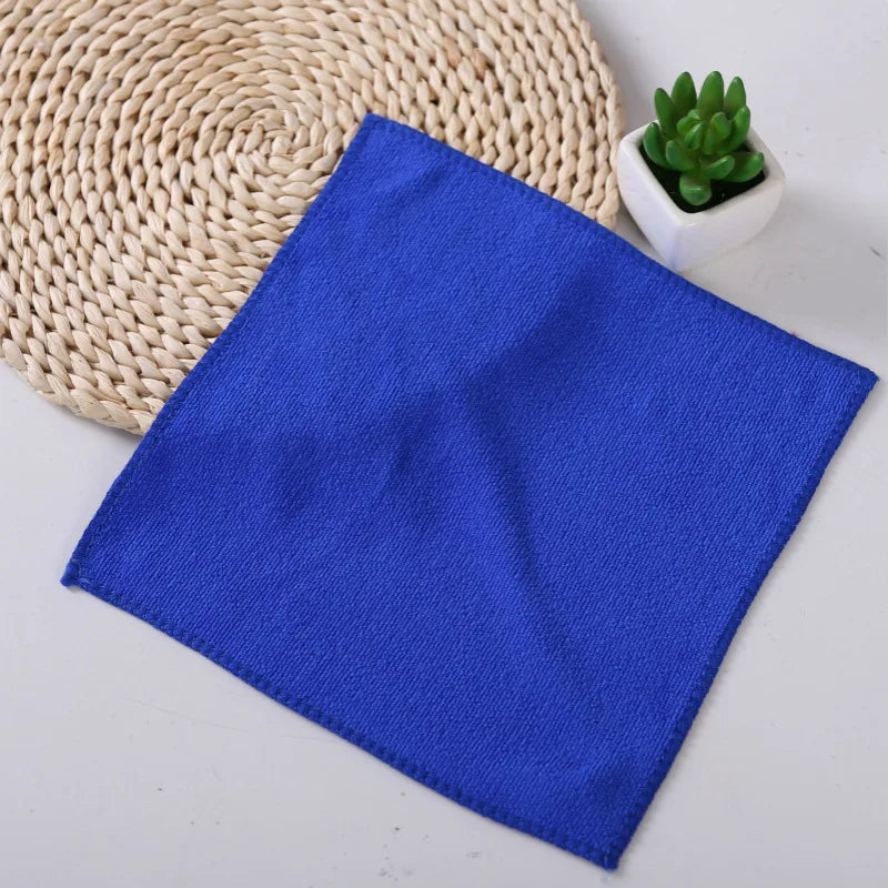 20pcs 30x30cm Microfiber Cleaning Cloths – Car, Home, Window, Salon, and Auto Polishing