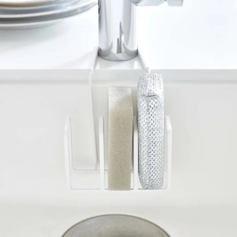 New Kitchen Faucet Sink Storage Rack Sponge Cloth Holder Multi-Functional Sponge Draining Rack