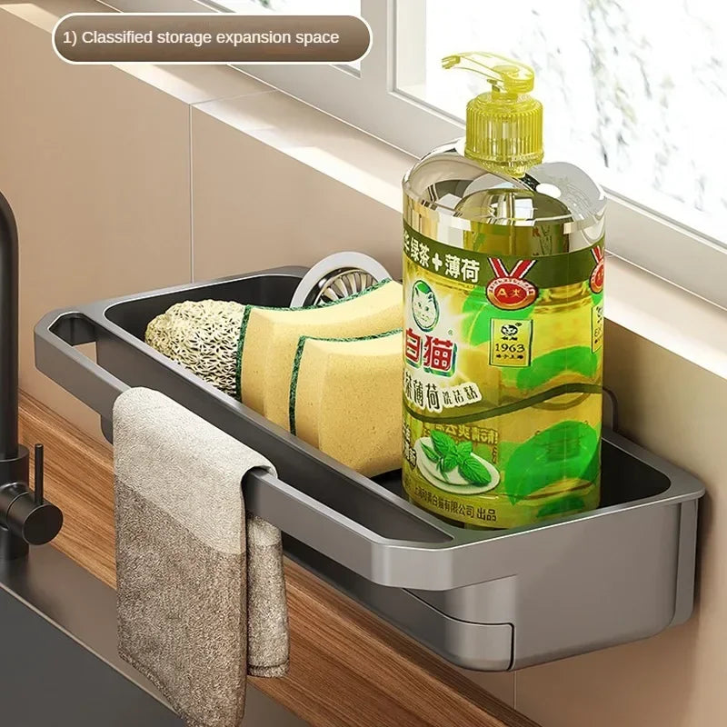 Kitchen Sink Organizer Rack